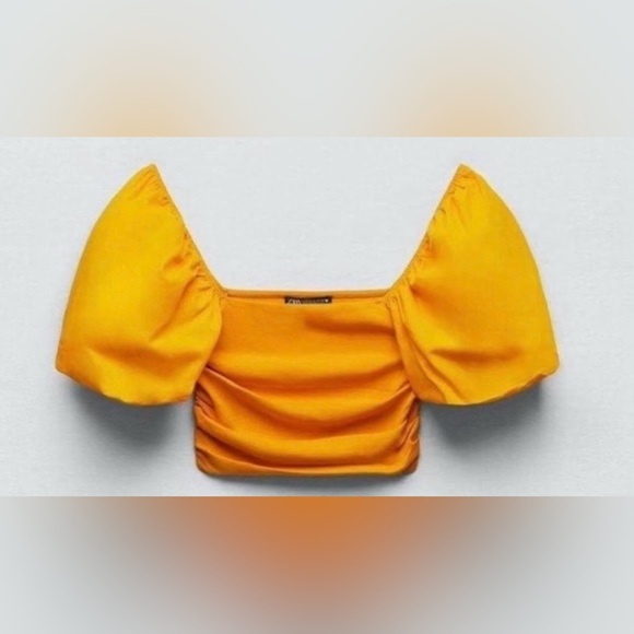 Zara Asymmetrical Pink Fushia One Shoulder Ruffle Top - Picture 4 of 5